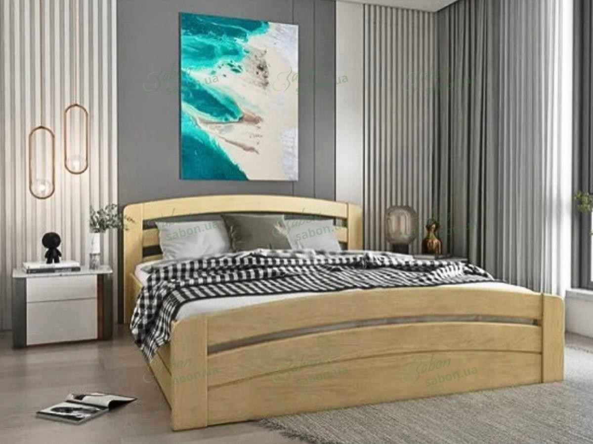 Кровать Лира с подъемным механизмом из натурального дерева Кровать Лира с подъемным механизмом из натурального дерева