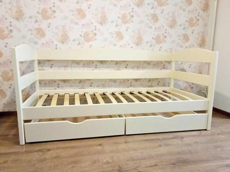 Дитяче ліжко Нота плюс з натурального дерева 2 