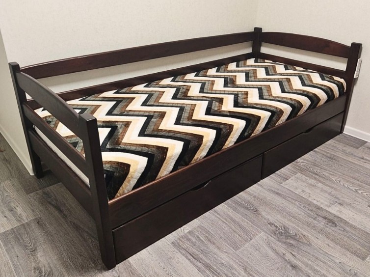 Детская кровать Нота плюс из натурального дерева 7 