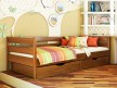 Детская кровать Нота из натурального дерева 110