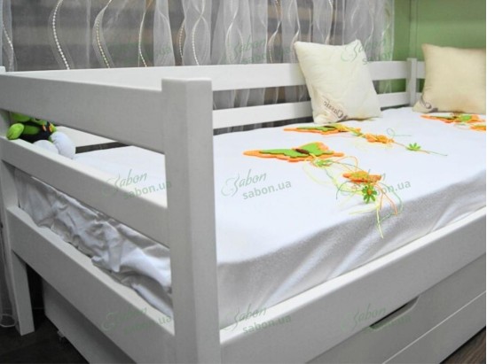 Дитяче ліжко Нота з натурального дерева 2