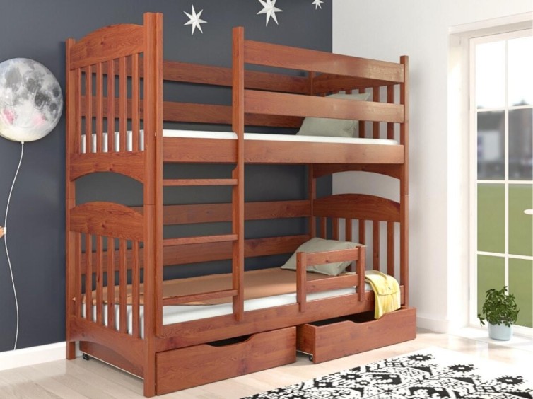 Дерев'яне двоярусне ліжко-трансформер Меліса-вільха 9 