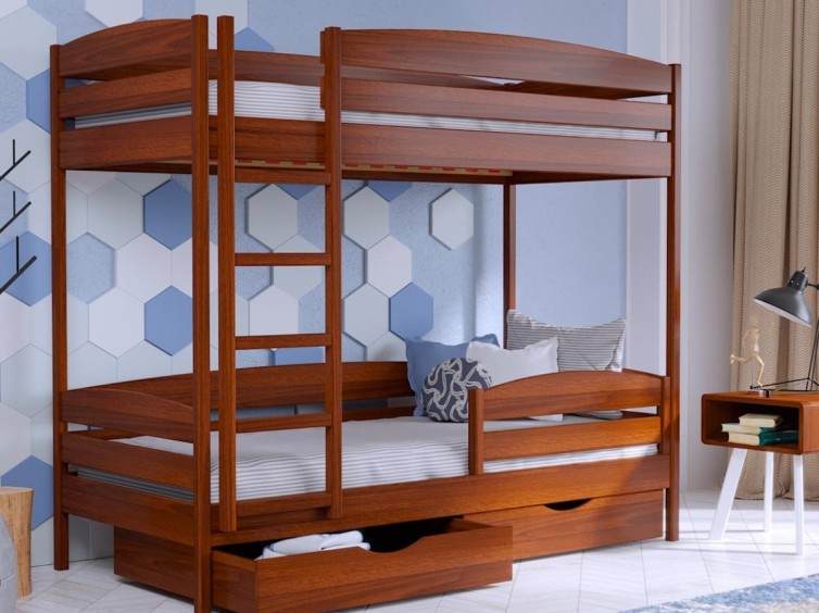 Дерев'яне двоярусне ліжко-трансформер Соня дует Люкс 7 