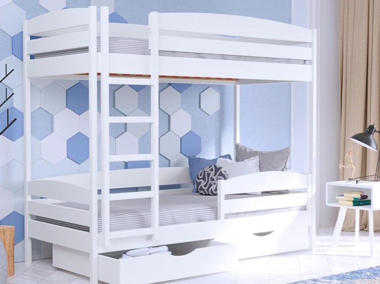 Деревянная двухъярусная кровать-трансформер Соня дуэт Люкс 1