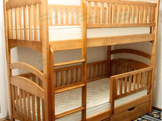 Деревянная двухъярусная кровать-трансформер Карина Дуэт 9 