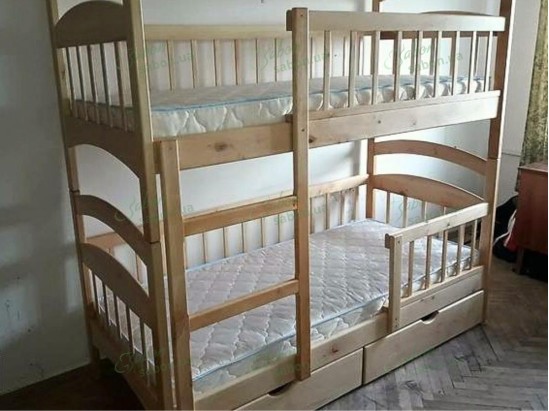 Деревянная двухъярусная кровать-трансформер Карина Дуэт 11 