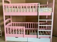 Дерев'яне двоярусне ліжко-трансформер Каріна дует 17