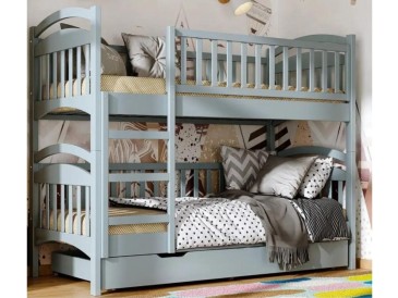 Дерев'яне двоярусне ліжко-трансформер Каріна дует