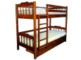 Дерев'яне двоярусне ліжко-трансформер Смайл Дует
