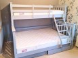 Деревянная двухъярусная кровать-трансформер Скандинавия 17