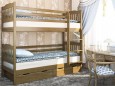 Дерев'яне двоярусне ліжко-трансформер Нортон Дует