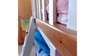 Деревянная двухъярусная кровать-домик Лука 2