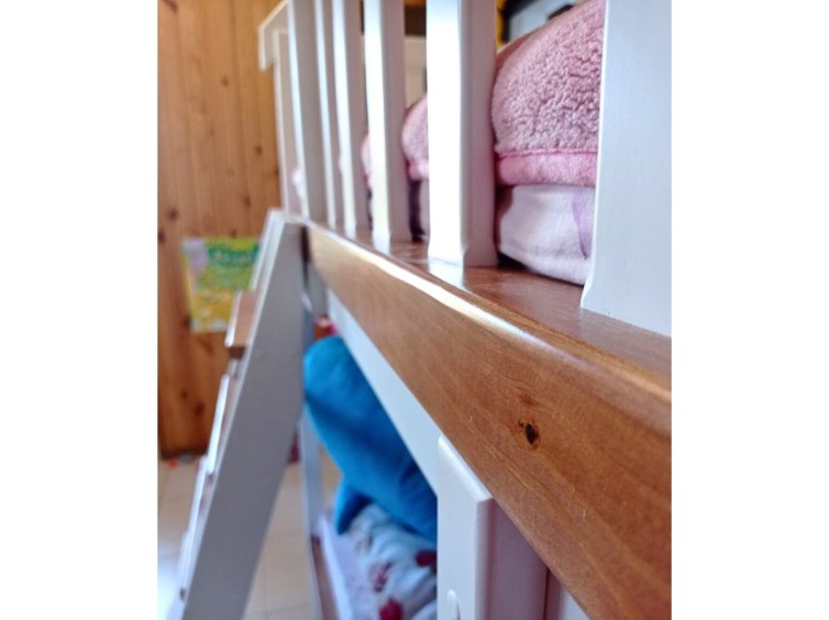 Деревянная двухъярусная кровать-домик Лука 3 