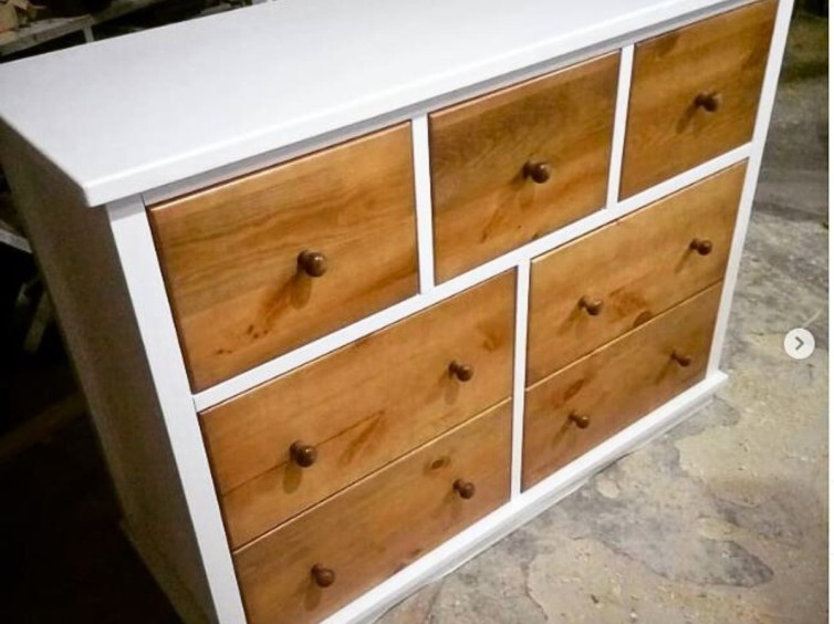 Комод Перемут з натурального дерева 2 