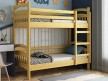 Дерев'яне двоярусне ліжко-трансформер Лаккі сосна 18