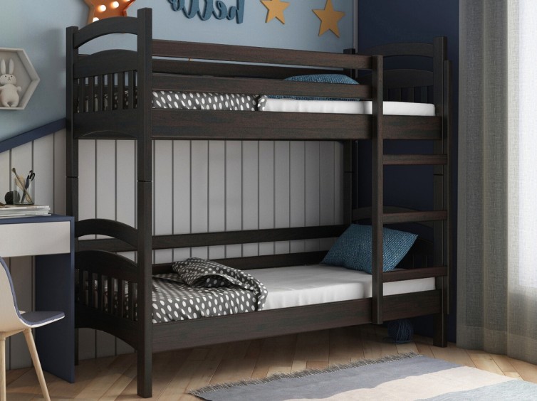 Деревянная двухъярусная кровать-трансформер Лакки сосна 9 