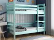 Дерев'яне двоярусне ліжко-трансформер Лаккі сосна 12
