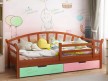 Детская кровать Солнышко из натурального дерева 12