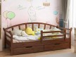 Дитяче ліжко Сонечко з натурального дерева 2