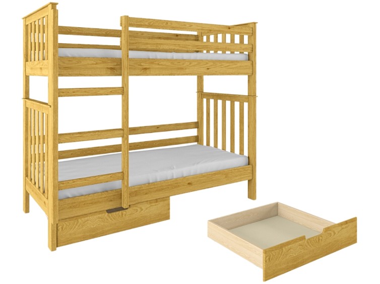 Дерев'яне двоярусне ліжко-трансформер Фенікс 9 