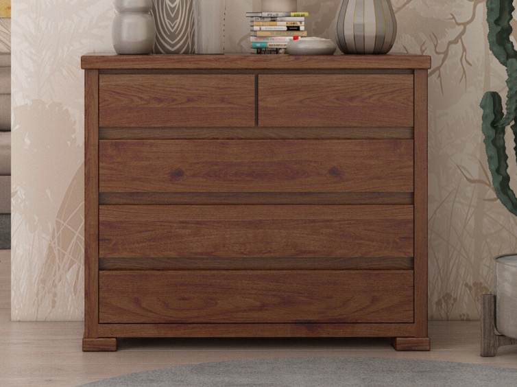 Комод Тесса 2 з натурального дерева 6 