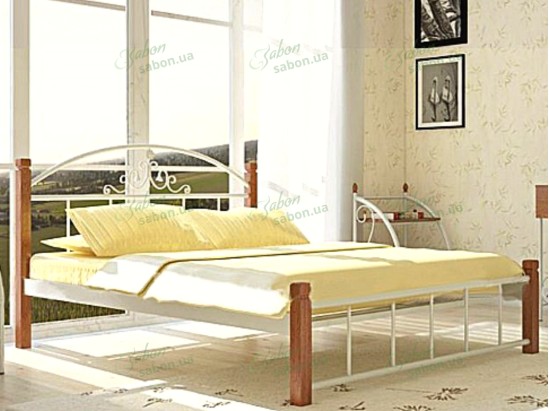 Металлическая кровать Кассандра Дерево 2