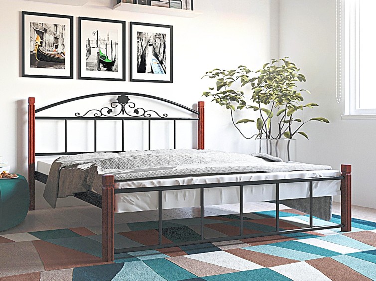 Металеве ліжко Кассандра Дерево 1