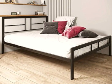 Металеве ліжко Дабл