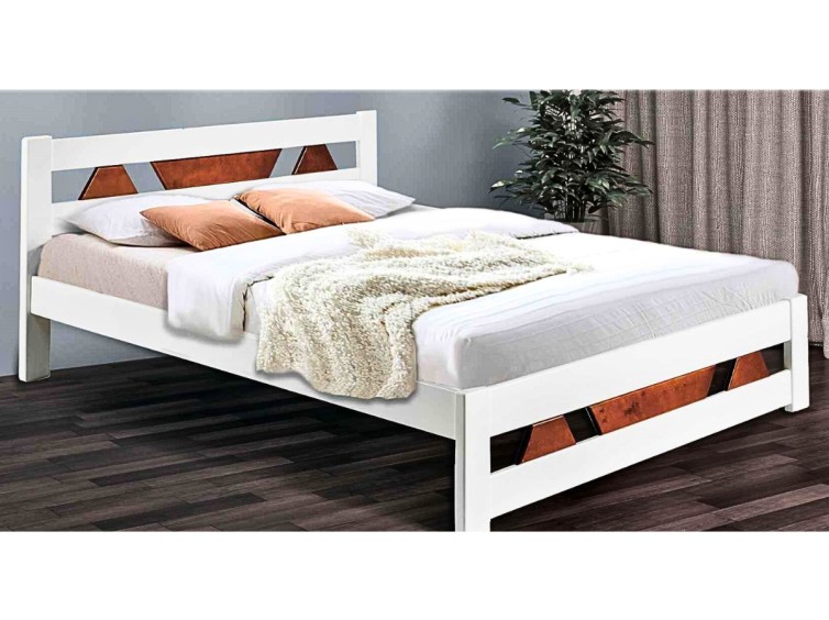 Дерев'яне ліжко Трикутник 7 