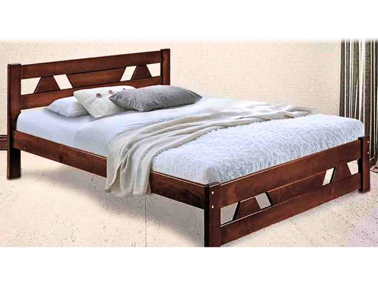 Деревянная кровать Треугольник 8 