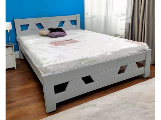 Деревянная кровать Треугольник 1