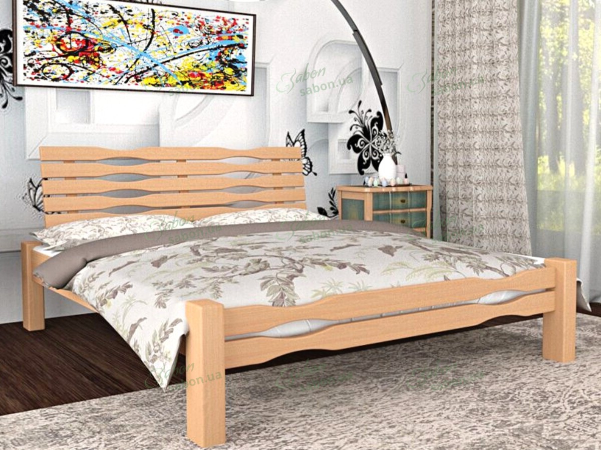 Дерев'яне ліжко Адель