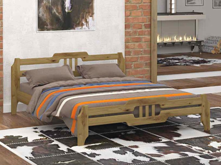 Дерев'яне ліжко Глорія 1