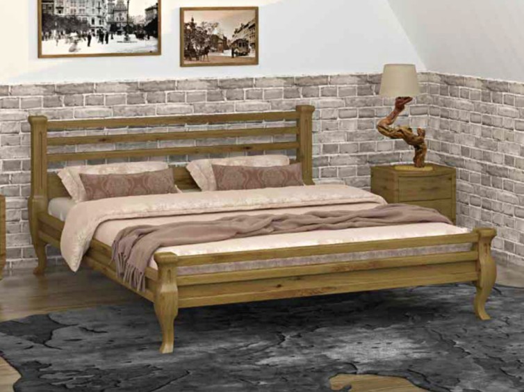 Дерев'яне ліжко Камелія 1
