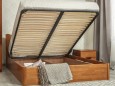 Ліжко Айріс з підйомним механізмом із натурального дерева 12