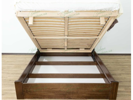 Кровать Геракл с подъемным механизмом из натурального дерева 2