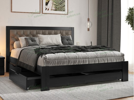 Дерев'яне ліжко Симфонія Люкс Дерево 10 