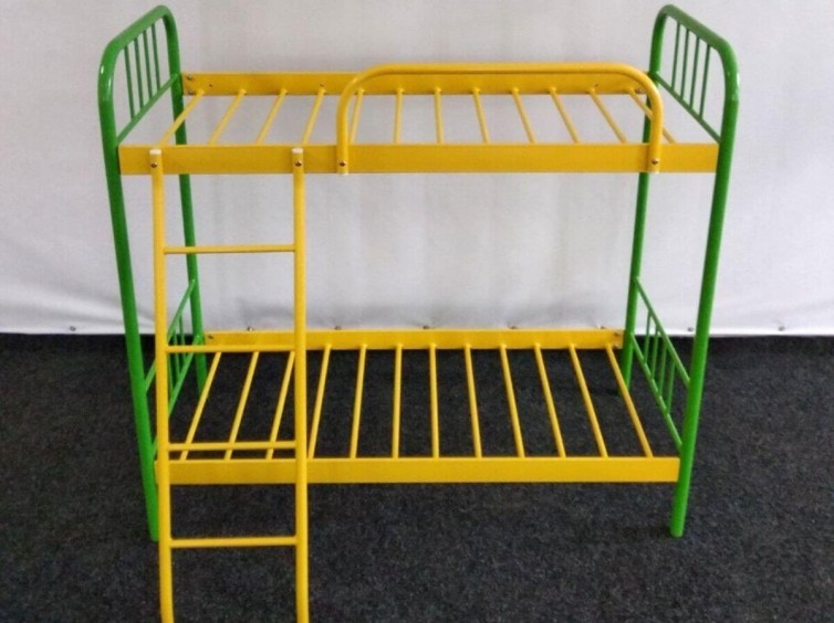 Двухъярусная металлическая кровать Бамбо Дуо 4 