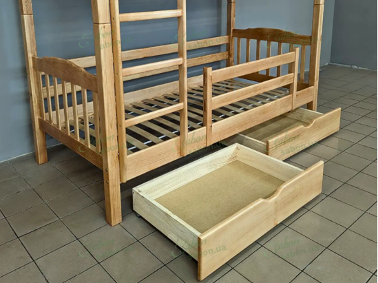 Дерев'яне двоярусне ліжко-трансформер Бай-Бай 2