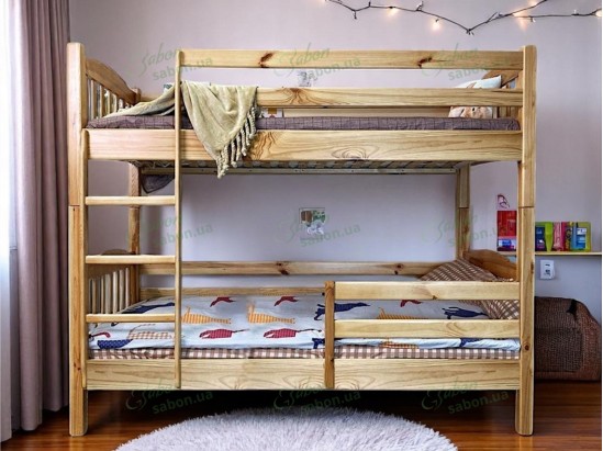 Деревянная двухъярусная кровать-трансформер Бай-Бай 1