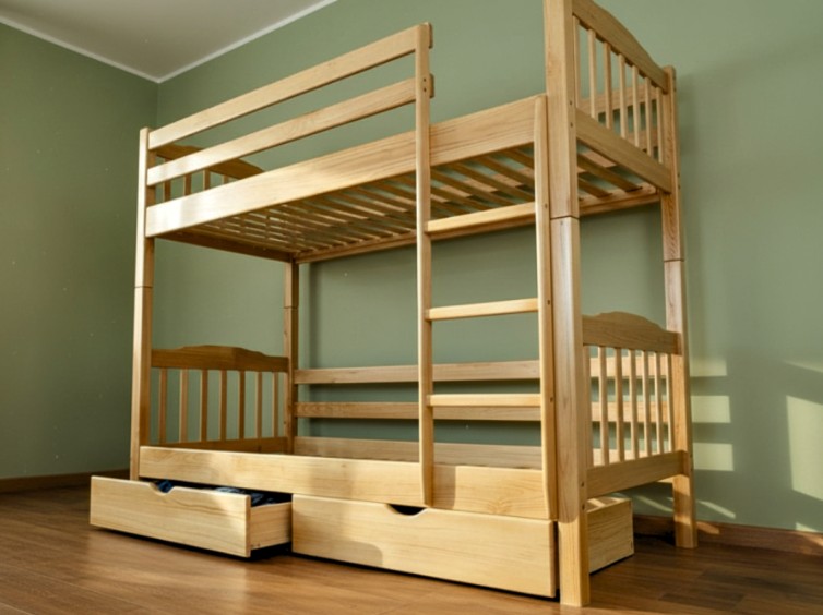 Деревянная двухъярусная кровать-трансформер Бай-Бай 1