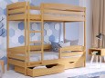 Двухъярусная кровать Дуэт Плюс из натурального дерева 12