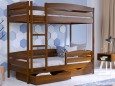 Двоярусне ліжко Дует Плюс із натурального дерева