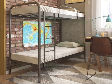 Металлическая двухъярусная кровать Релакс Дуо -1