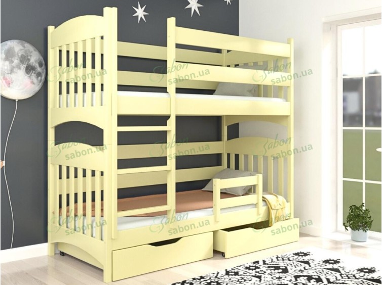 Деревянная двухъярусная кровать-трансформер Мелиса-ольха 2 