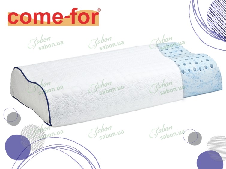 Подушка ортопедическая Эдвайс Латекс Гель Контур 1