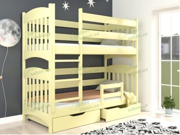 Деревянная двухъярусная кровать-трансформер Мелиса-ольха 2