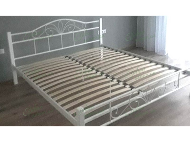 Металлическая кровать Лара Люкс Wood 4 
