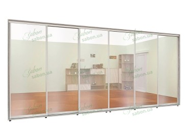 Шафа-купе Стандарт 10.1 шестидверна H-240