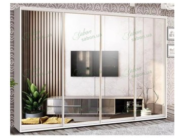 Шкаф-купе Стандарт 10.1 четырехдверный H-210